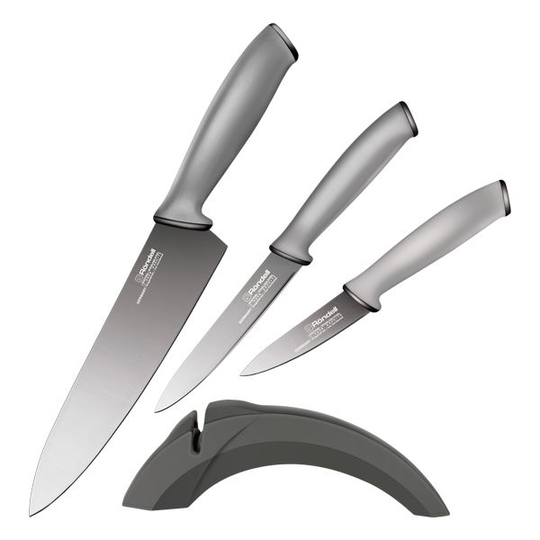 Набор ножей Rondell Kroner с точилкой RD-459