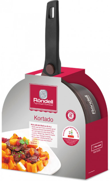 Сковорода вок Rondell Kortado 28 см. RDA-970